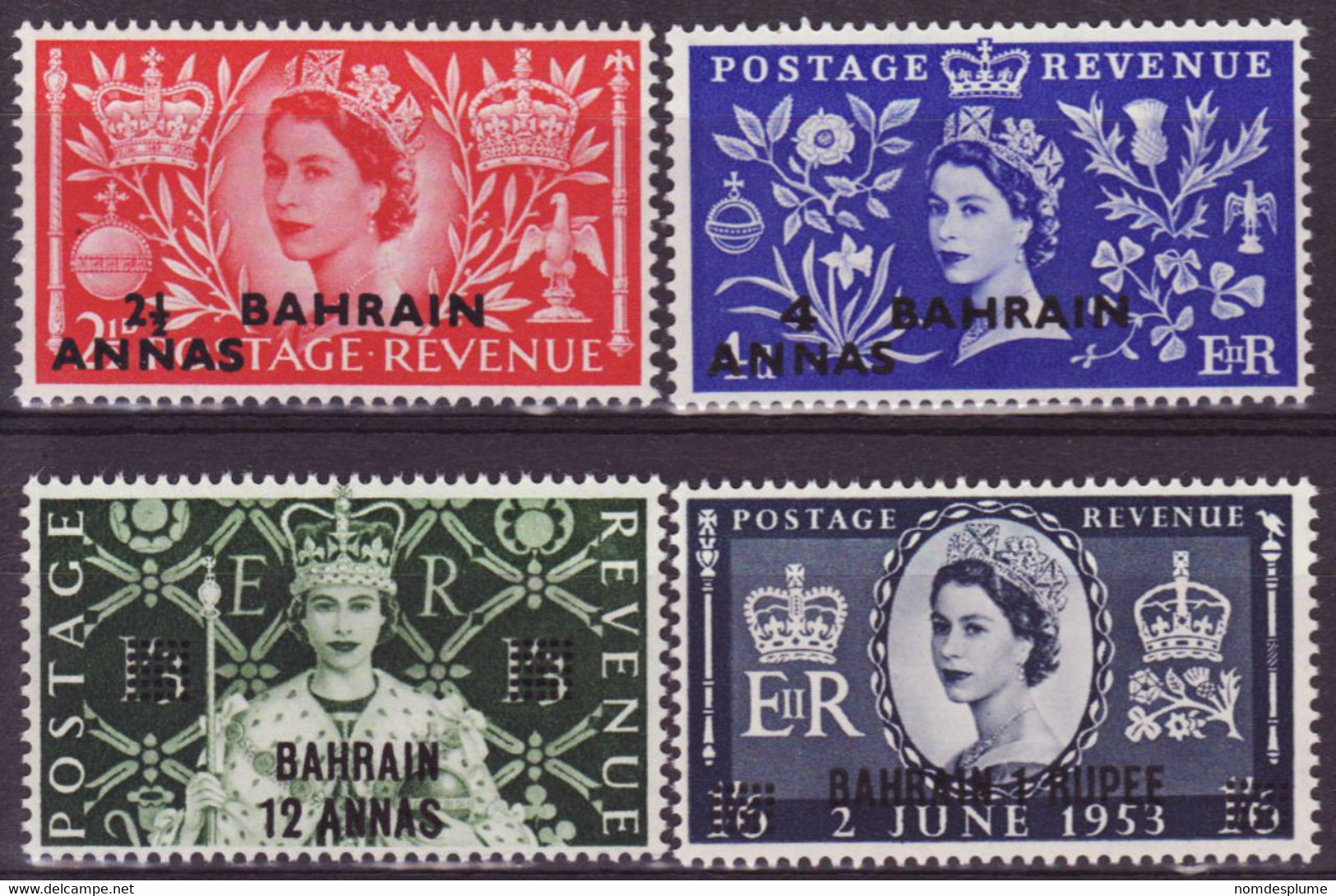 7835r) GB Coronation Issue Mint No Hinge MNH Bahrain - Bahrain (...-1965)