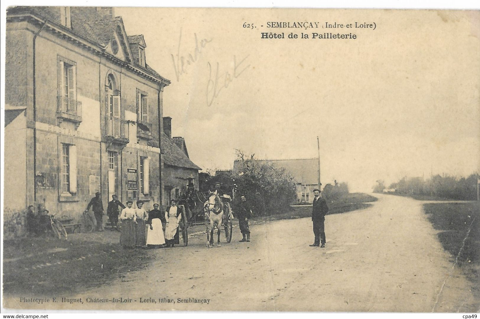 37   SEMBLANCAY HOTEL DE LA PAILLETRIE - Semblançay