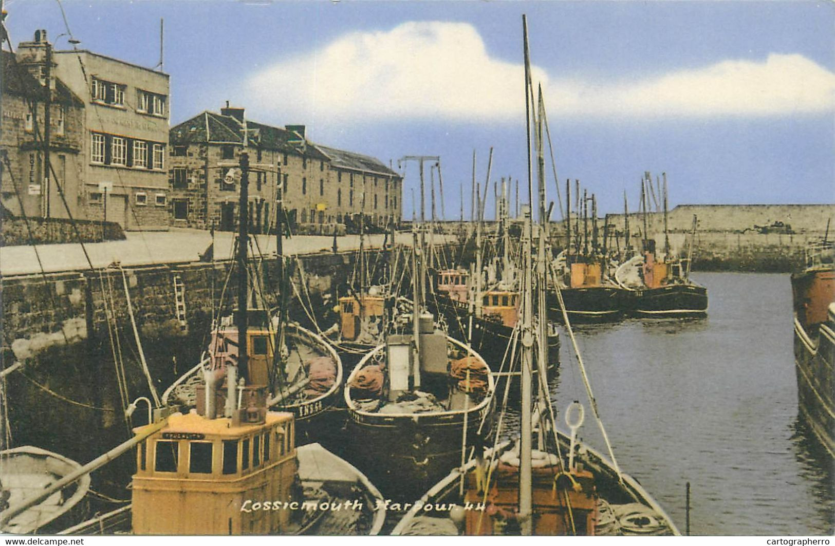 Scotland Lossiemouth Harbour View - Moray