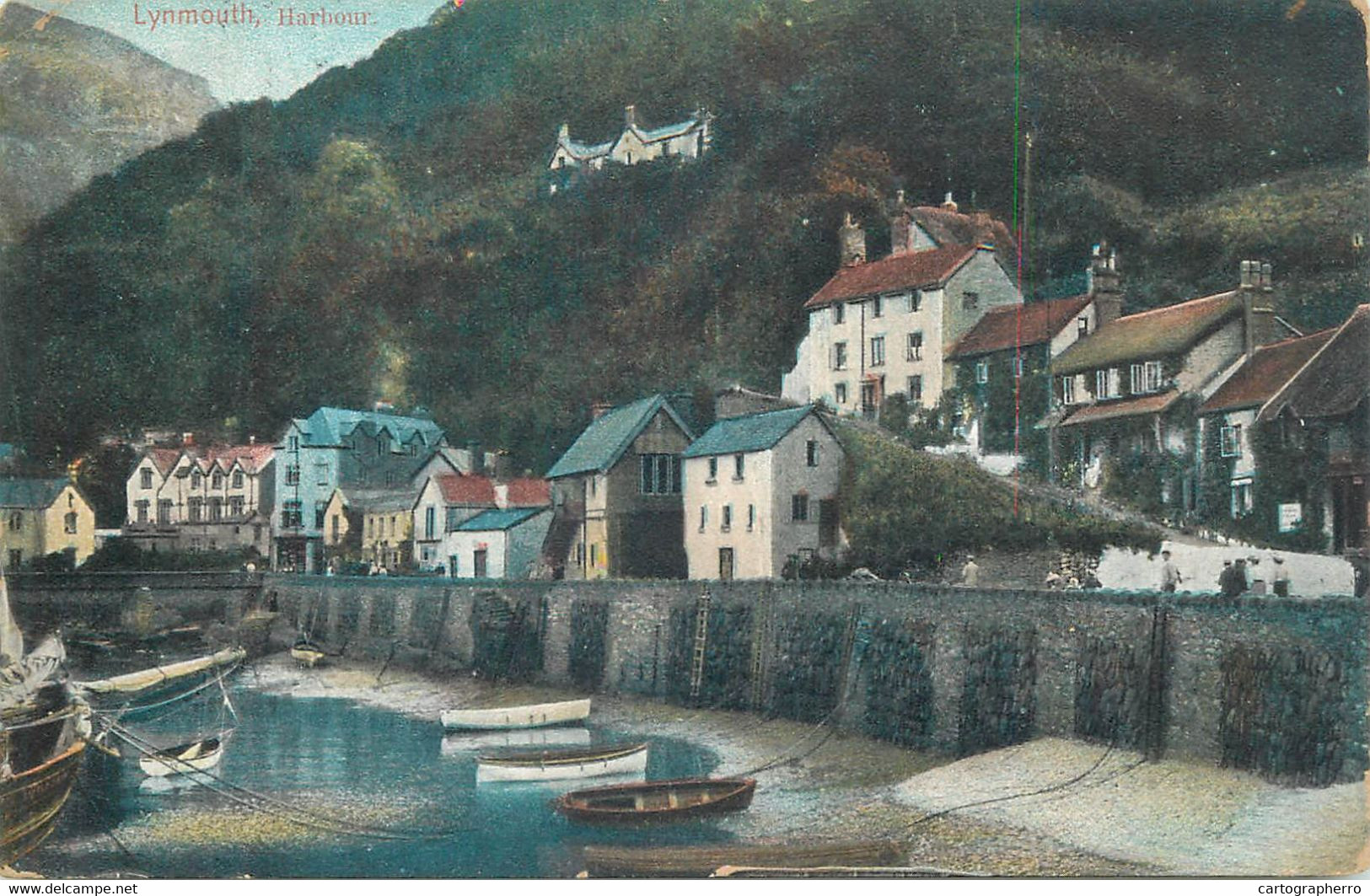 England Lynmouth Harbour Scenery - Lynmouth & Lynton