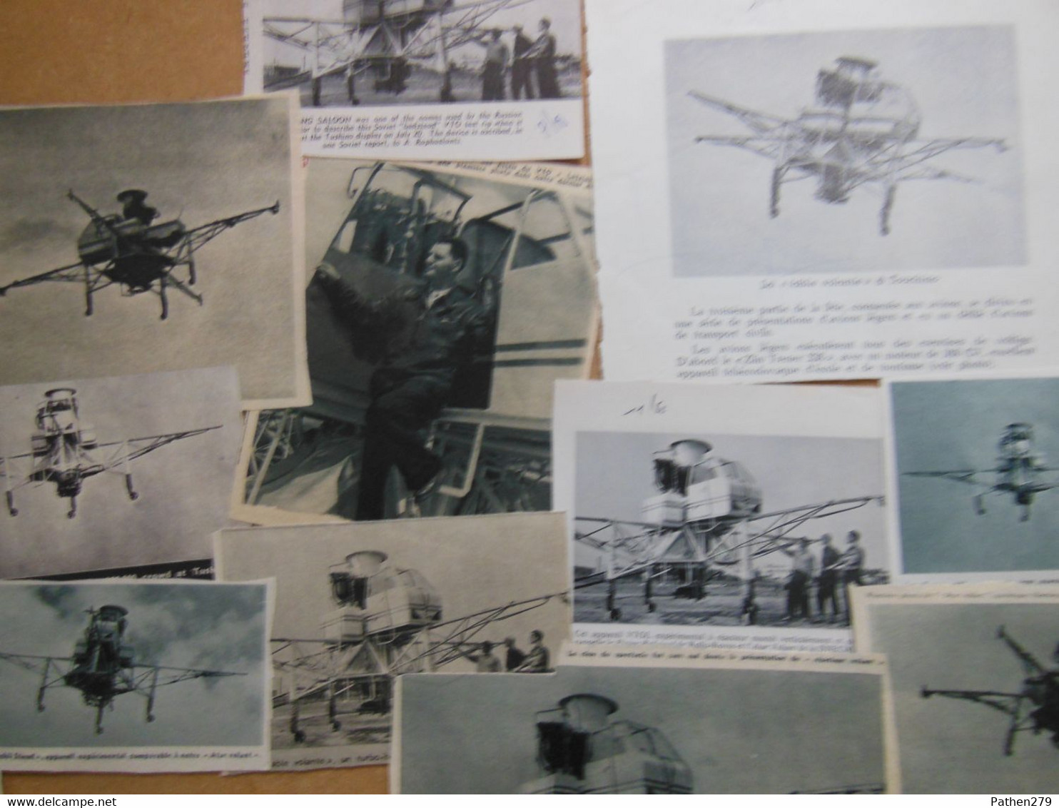 Lot De 79g De Coupures De Presse Des Hélicoptères Soviétiques Divers + Letaiouchtchii VTOL - Aviazione