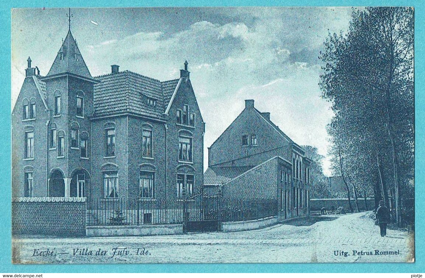 * Eke - Eecke (Nazareth - Oost Vlaanderen) * (Uitg Petrus Rommel) Villa Der Jufv. Ide, Zeldzaam, Unique, TOP, Rare - Nazareth