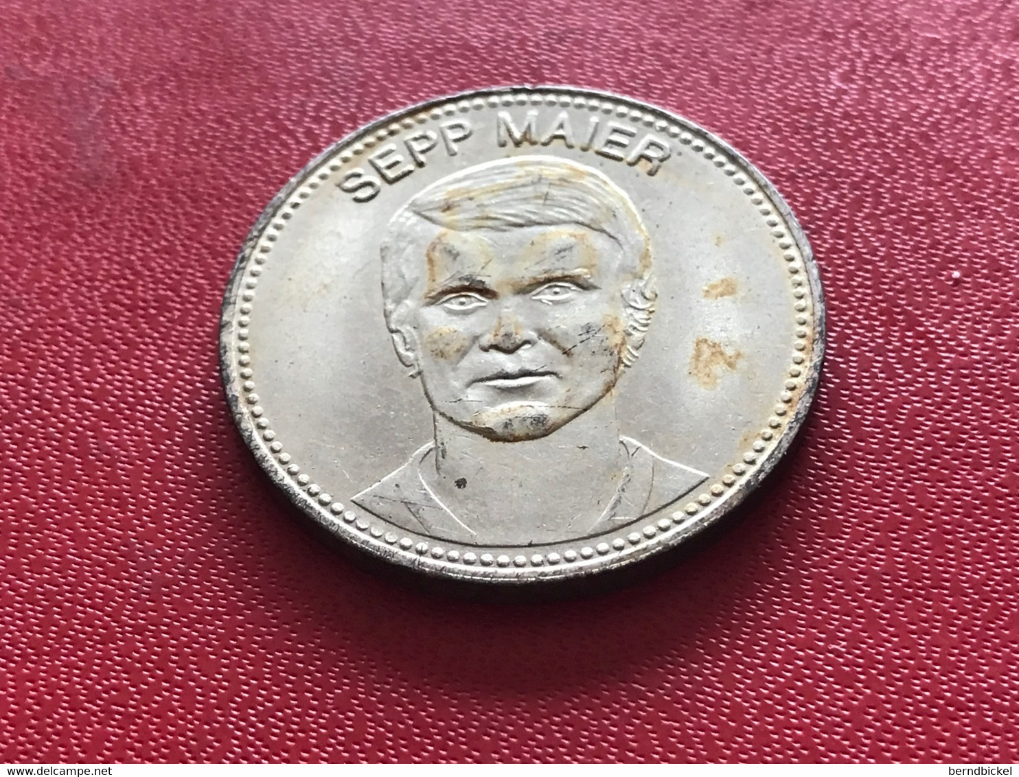 Münze Medaille Shell Mexiko 70 Sepp Maier - Souvenirmunten (elongated Coins)