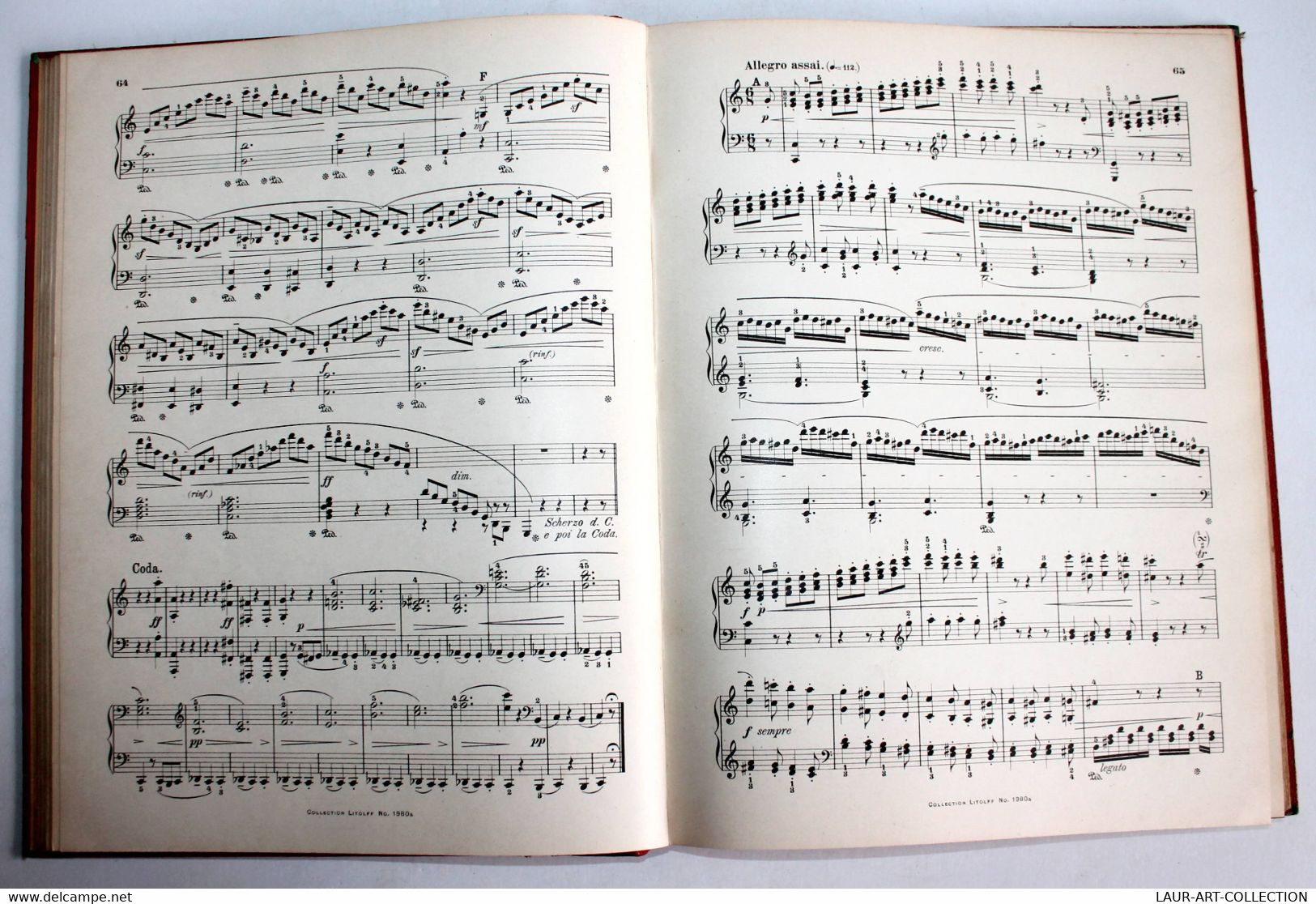 SONATES POUR PIANO De BEETHOVEN, REVU Par GERMER VOL. 1, Coll. LITOLFF PARTITION / ANCIEN LIVRE DE COLLECTION (2301.415) - Instruments à Clavier