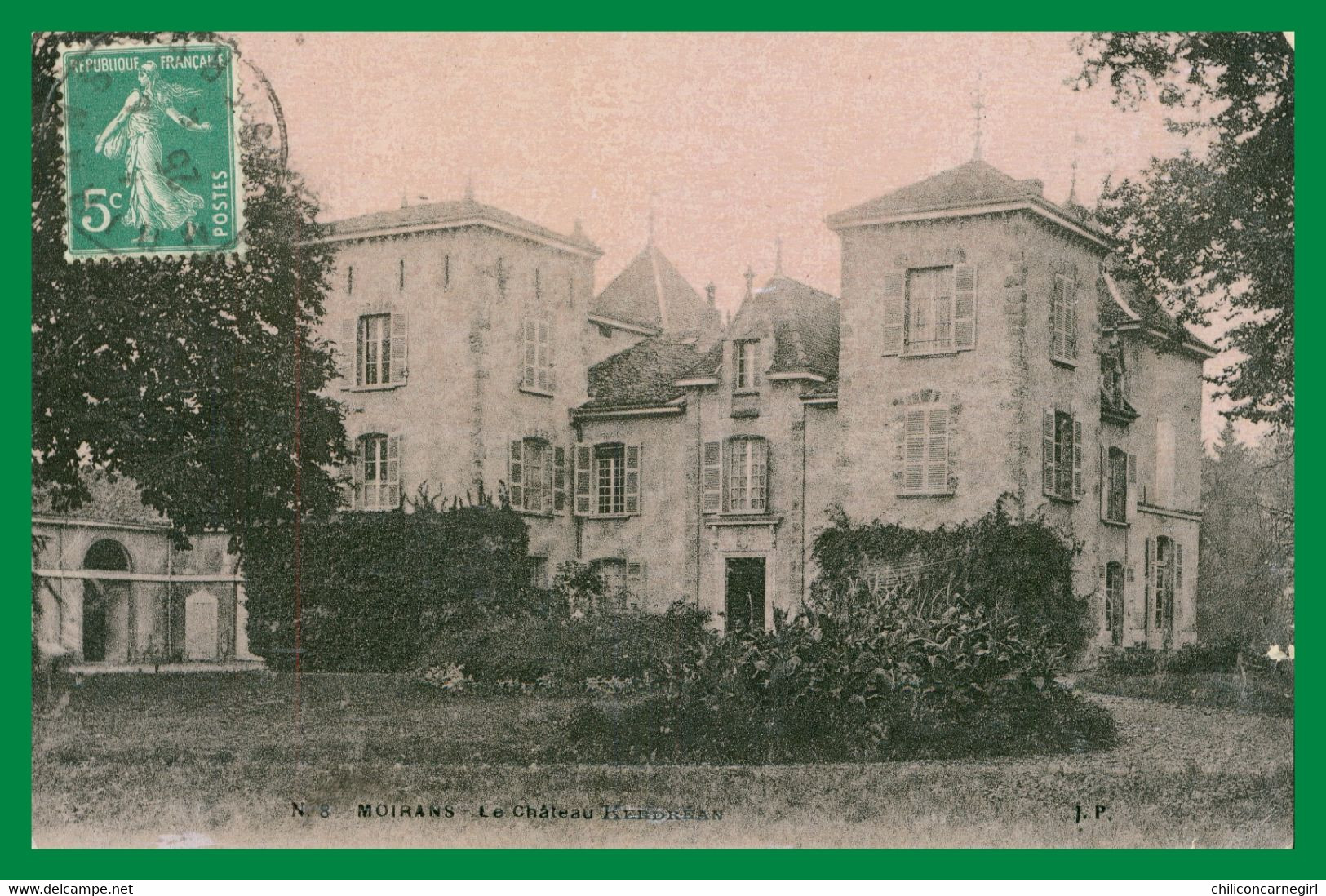 * Cp Glacée - MOIRANS - Château De Kerdréan - N° 8 - 1905 - Moirans