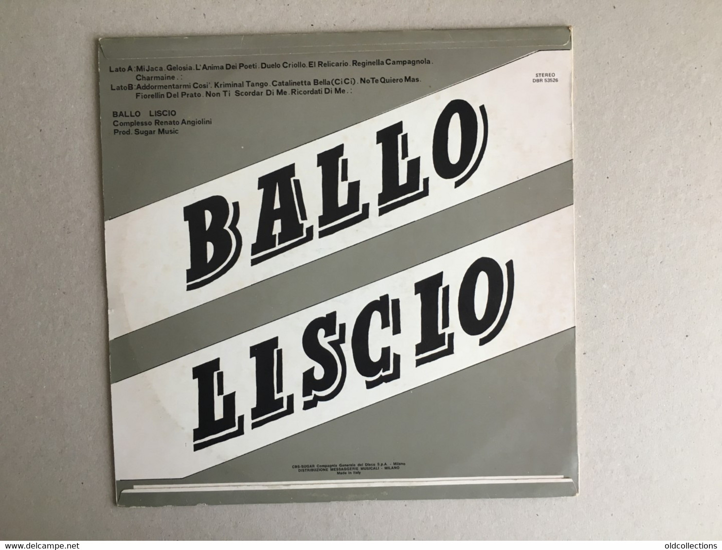 Schallplatte Vinyl Record Disque Vinyle LP Record - Ballo Liscio Complesso Renato Angiolini Italian Music Milano - Altri - Musica Italiana