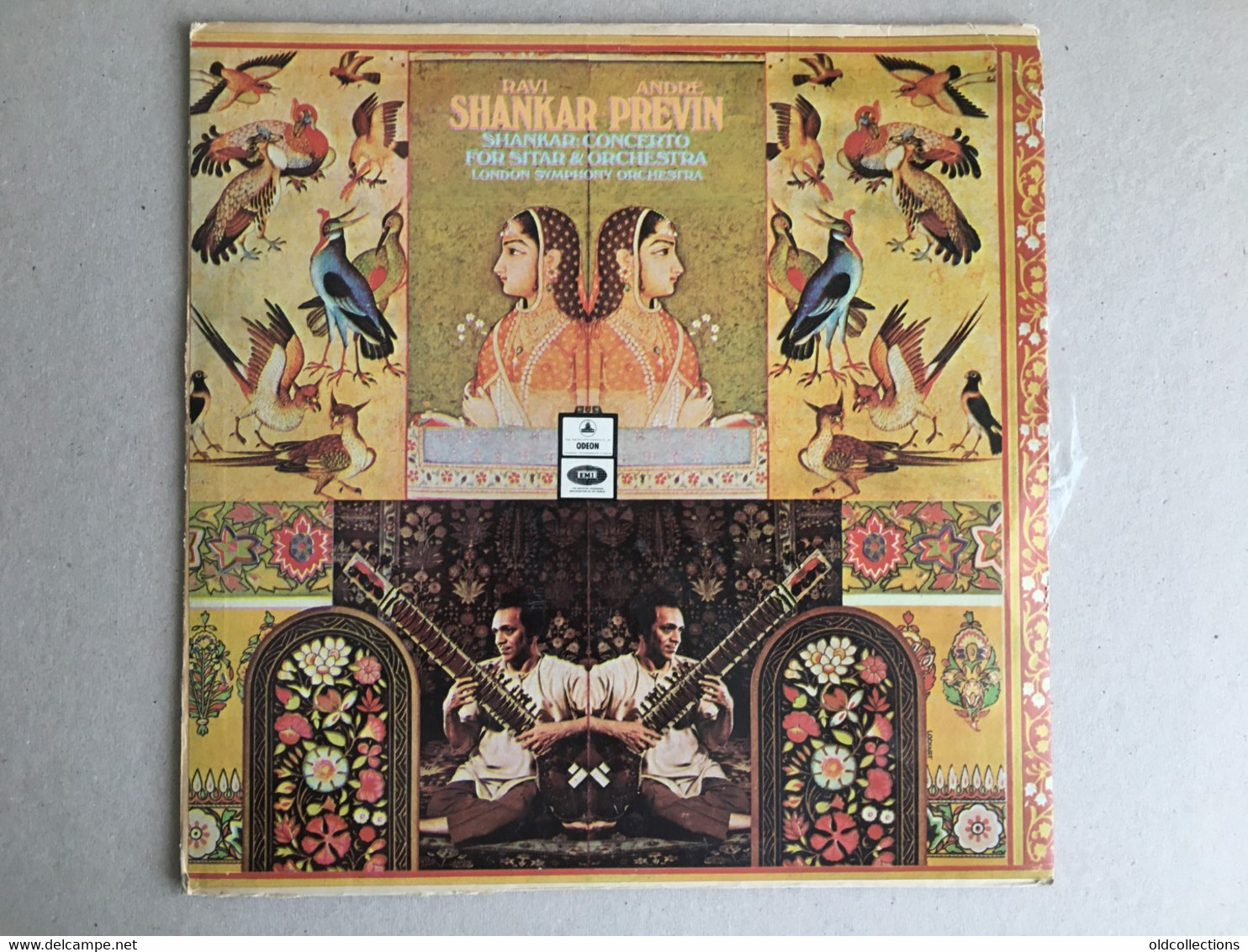 Schallplatte Vinyl Record Disque Vinyle LP Record Ravi Shankar Andre Previn Concert London Orchestra India Indian Music - Strumentali