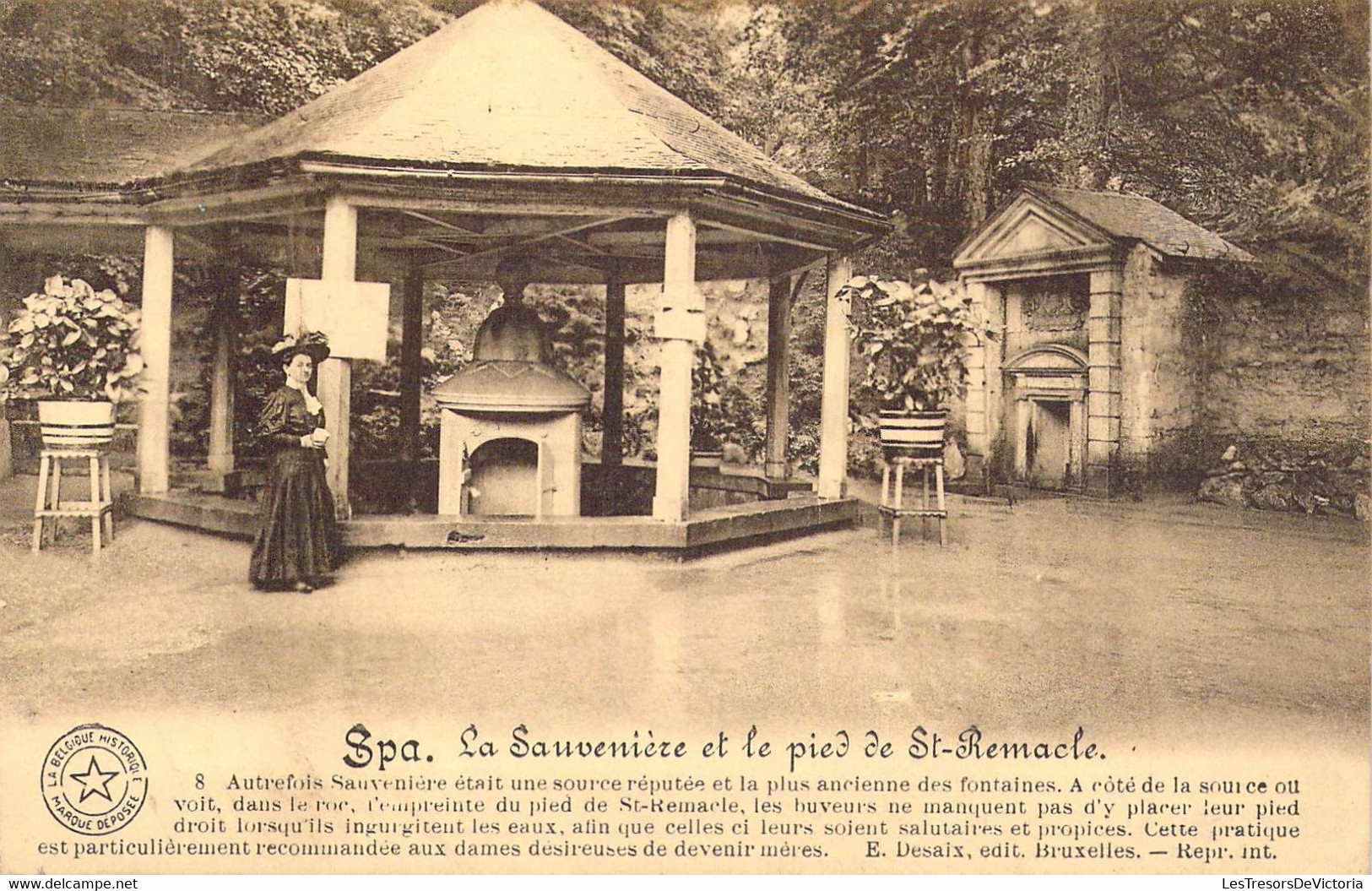 BELGIQUE - SPA - La Sauvenière Et Le Pied De St-Remacle - Carte Postale Ancienne - Andere & Zonder Classificatie