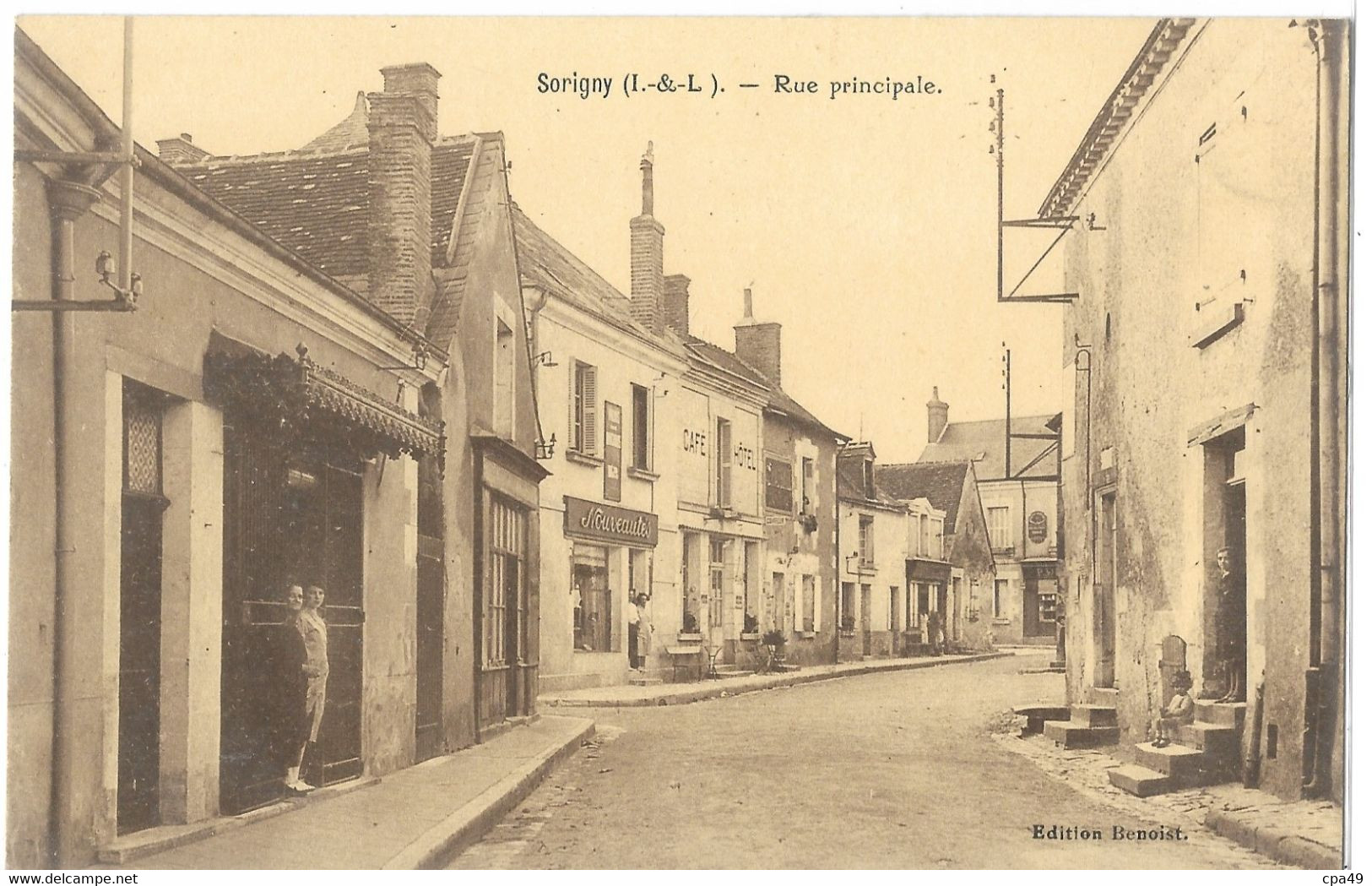 37    SORIGNY  RUE  PRINCIPALE - Semblançay