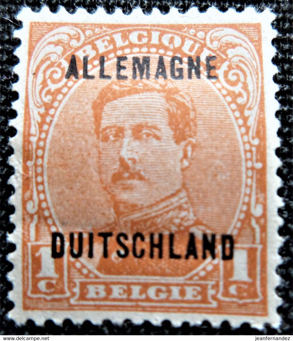 Allemagne > Occupation Alliés > Zone Belge 1919 Postage Stamps Overprinted "ALLEMAGNE DUITSCHLAND"  Stampworld N° 1 - OC38/54 Occupazione Belga In Germania