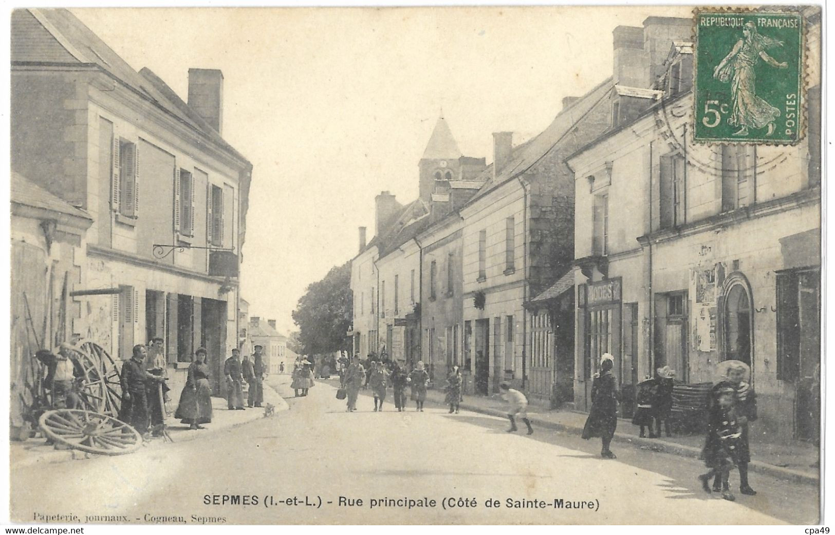 37   SEPMES  RUE  PRINCIPALE   (  Coté  De  Sainte - Maure ) - Autres & Non Classés