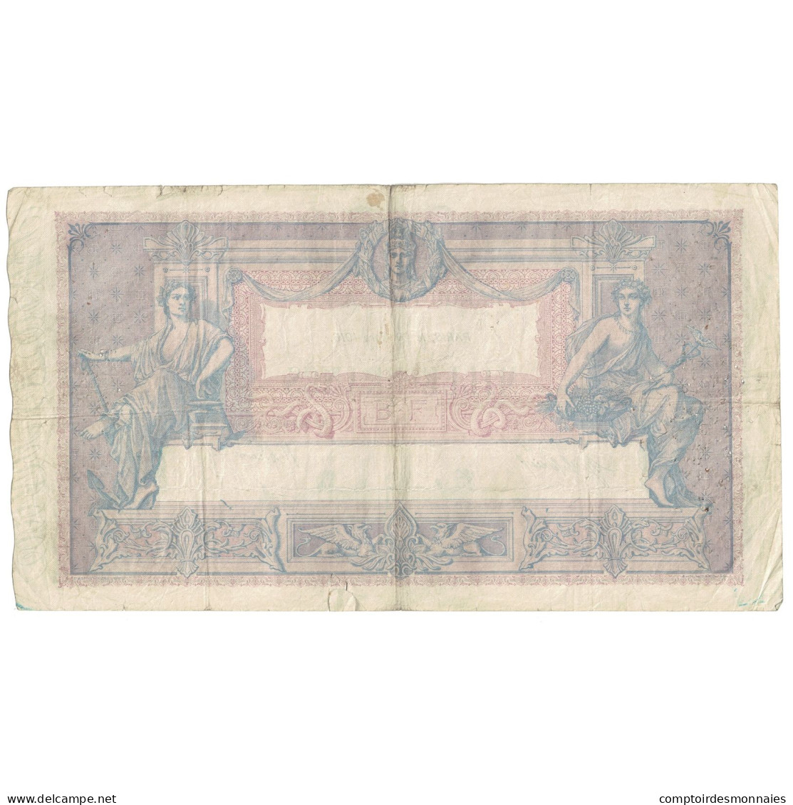 France, 1000 Francs, Bleu Et Rose, 1916, O.945, TB+, Fayette:36.30, KM:67g - 1 000 F 1889-1926 ''Bleu Et Rose''