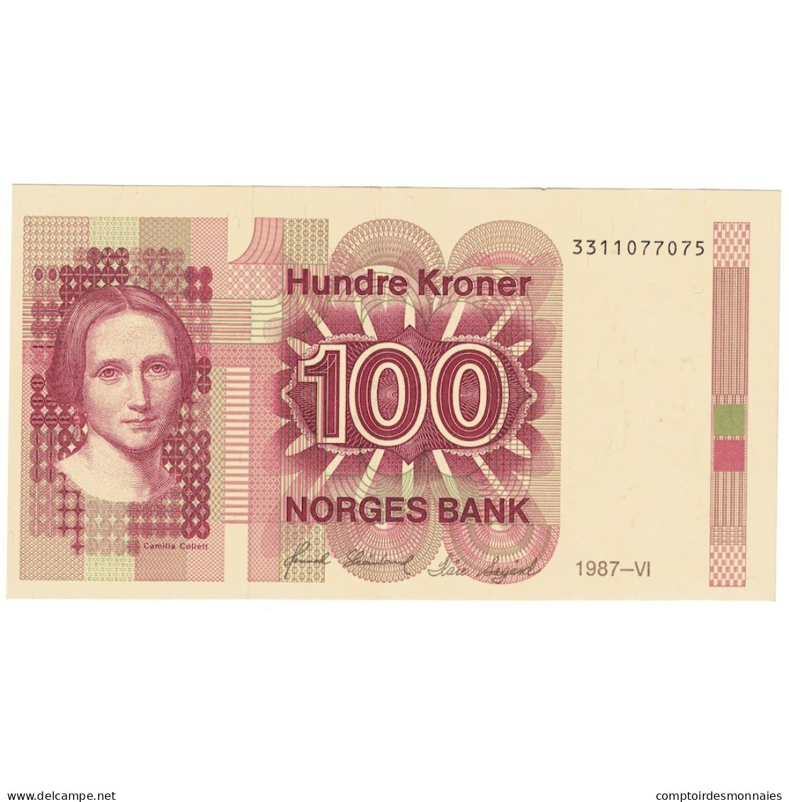 Billet, Norvège, 100 Kroner, 1987, KM:43c, SUP - Norwegen