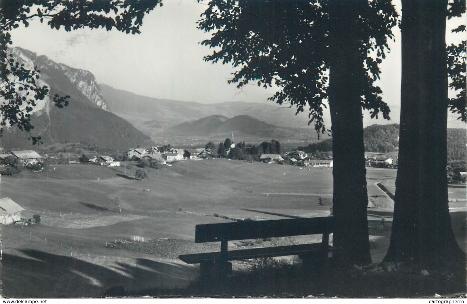 Postcard Switzerland Blick Auf Aeschi Das Stockental 1969 - Aeschi Bei Spiez