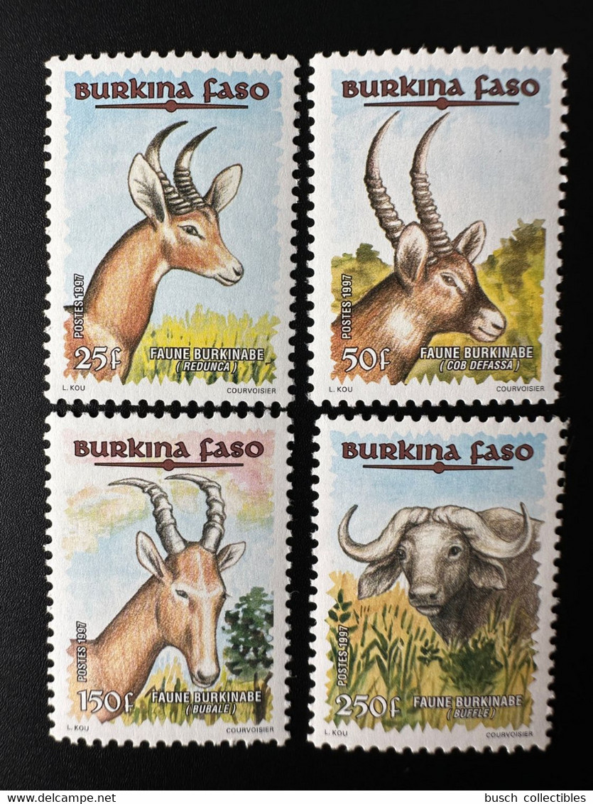 Burkina Faso 1997 Mi. 1449 - 1452 Faune Burkinabé Fauna Wildlife RARE 4 Val. ** - Otros & Sin Clasificación