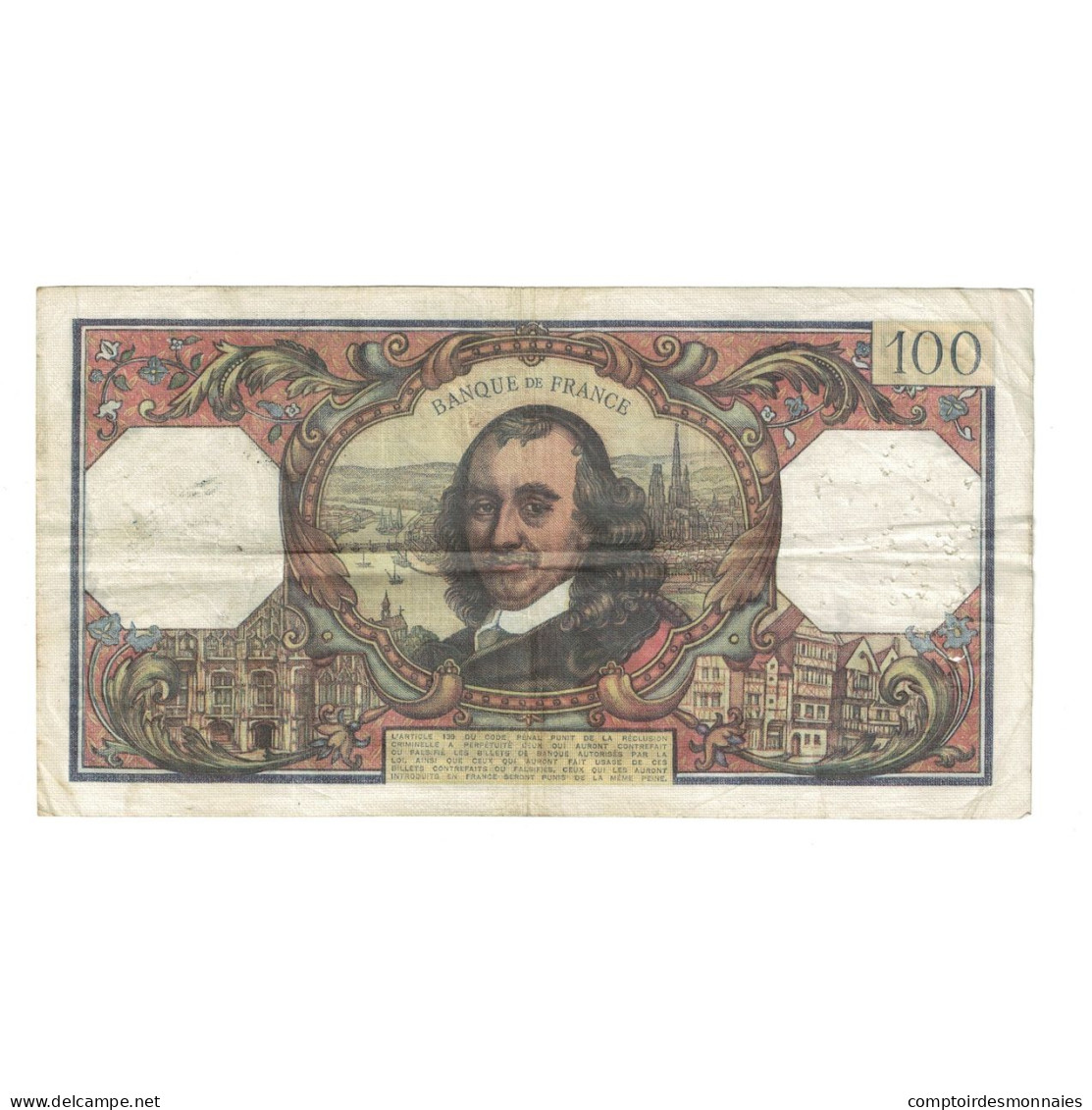 France, 100 Francs, Corneille, 1972, M.614, TB+, Fayette:65.38, KM:149d - 100 F 1964-1979 ''Corneille''