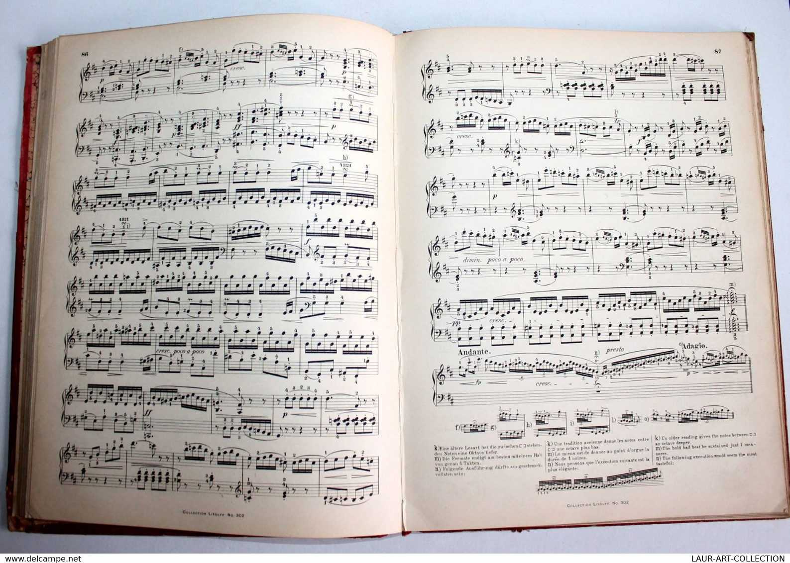 SONATEN / SONATE PARTITION Pour PIANO De MOZART, REVUE Par KUHNER, Coll. LITOLFF / ANCIEN LIVRE DE COLLECTION (2301.418) - Keyboard Instruments