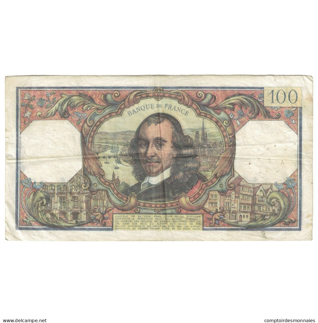 France, 100 Francs, Corneille, 1976, D.976, TB+, Fayette:65.53, KM:149f - 100 F 1964-1979 ''Corneille''