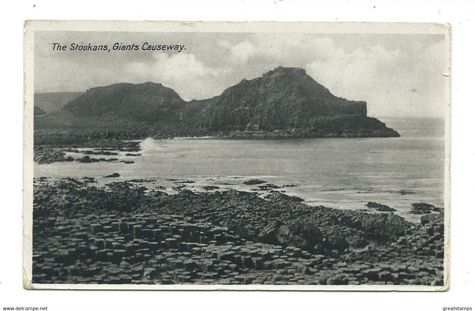 Ireland .postcard Rp Giants Causeway Stookans Liable To Postcard Rate Posted 1932 Postage Due Stamp - Belfast