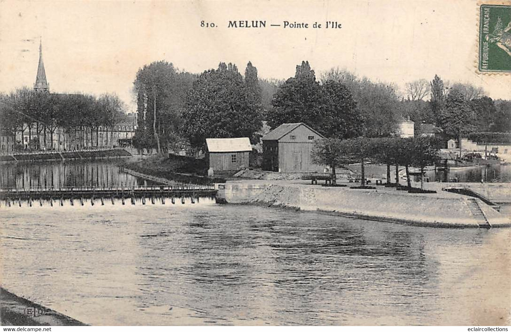 Melun           77            Pointe De L'Ile.   N°  810        (voir Scan) - Melun