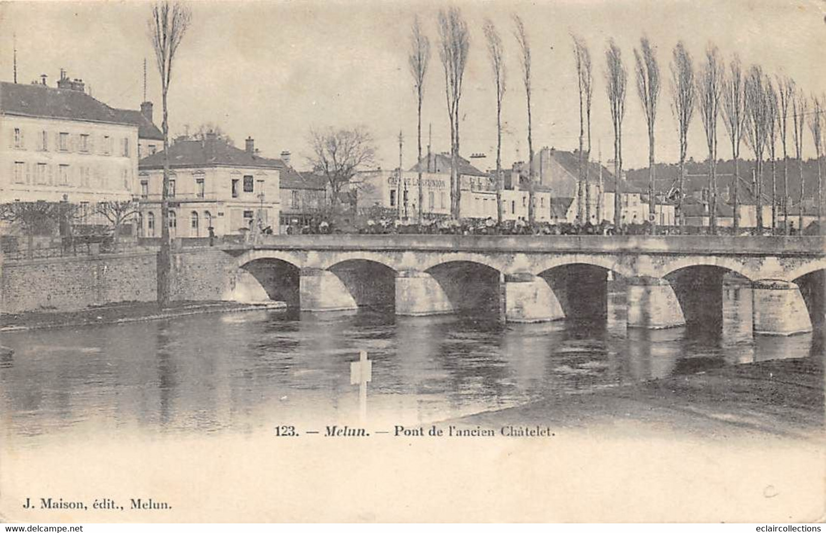 Melun           77           Pont De L'Ancien Châtelet           (voir Scan) - Melun