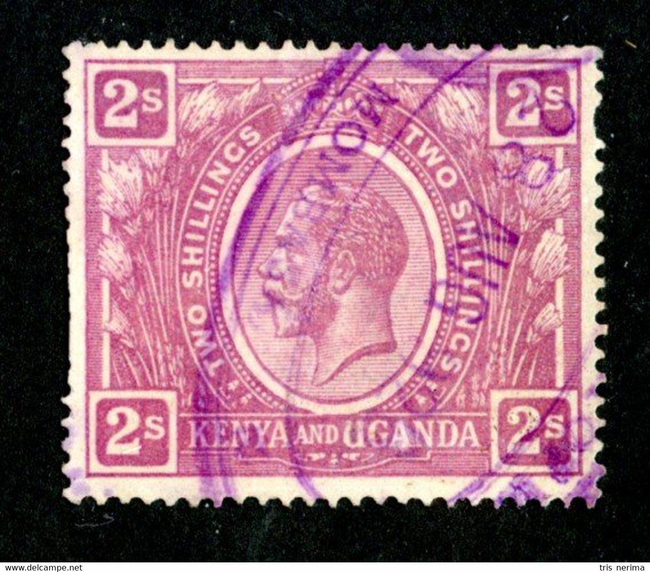 (1106 BCx) Kenya 1922 Scott 30 Used - Kenya & Uganda