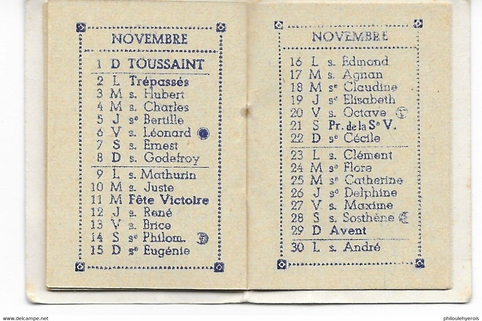 PETIT ALMANACH 1953 4cm X 5,5cm Pub Papeterie Comtoise BESANCON Et MONTBELIARD 5 Scans - Kleinformat : 1941-60