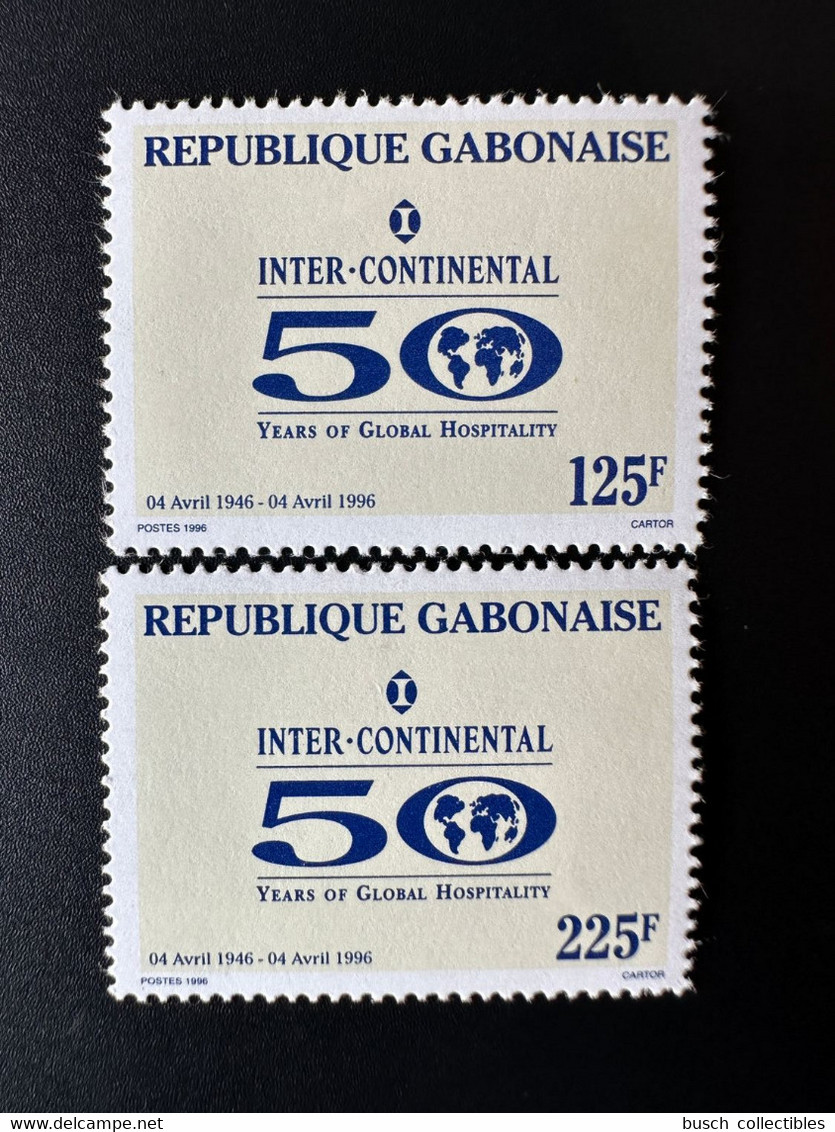 Gabon Gabun 1996 Mi. 1294 - 1295 Hotel Inter-Continental 50 Ans Years Jahre Rare ! - Gabon