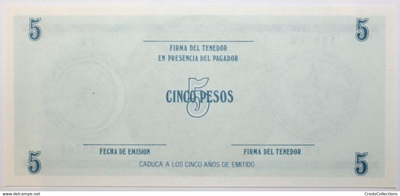 Cuba - 5 Pesos - 1985 - PICK FX13a.1 - NEUF - Cuba