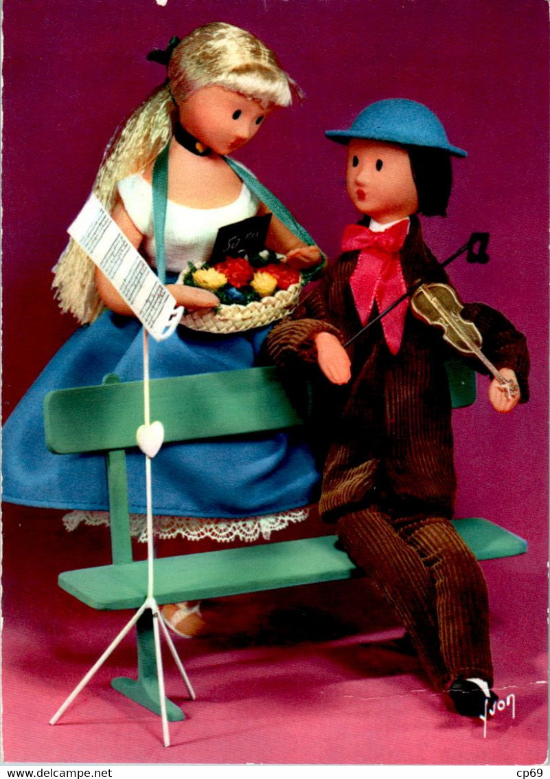 Peynet Les Poupées De Peynet Je Ne Rêve Qu'à ... N°26 Poupée Doll Bambola 玩具娃娃 Muñeca 人形 Robe Dress ドレス Violon B.E - Peynet