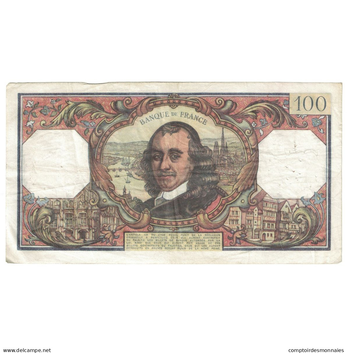 France, 100 Francs, Corneille, 1970, L.486, TB+, Fayette:65.31, KM:149c - 100 F 1964-1979 ''Corneille''