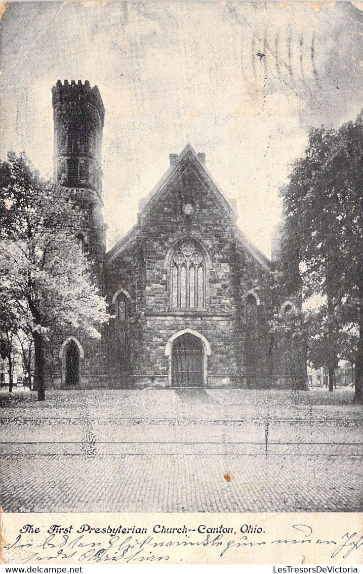 USA - OHIO - The First Presbyterian Church - Canton - Carte Postale Ancienne - Otros & Sin Clasificación