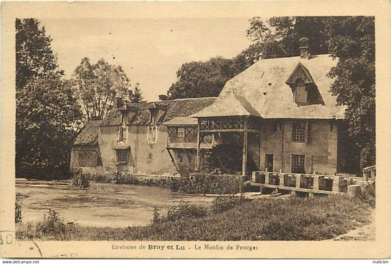 Dpts Div- Ref-BH836- Val D Oise - Bray Et Lu - Moulin De Fourges - Moulin à Eau - - Bray-et-Lû