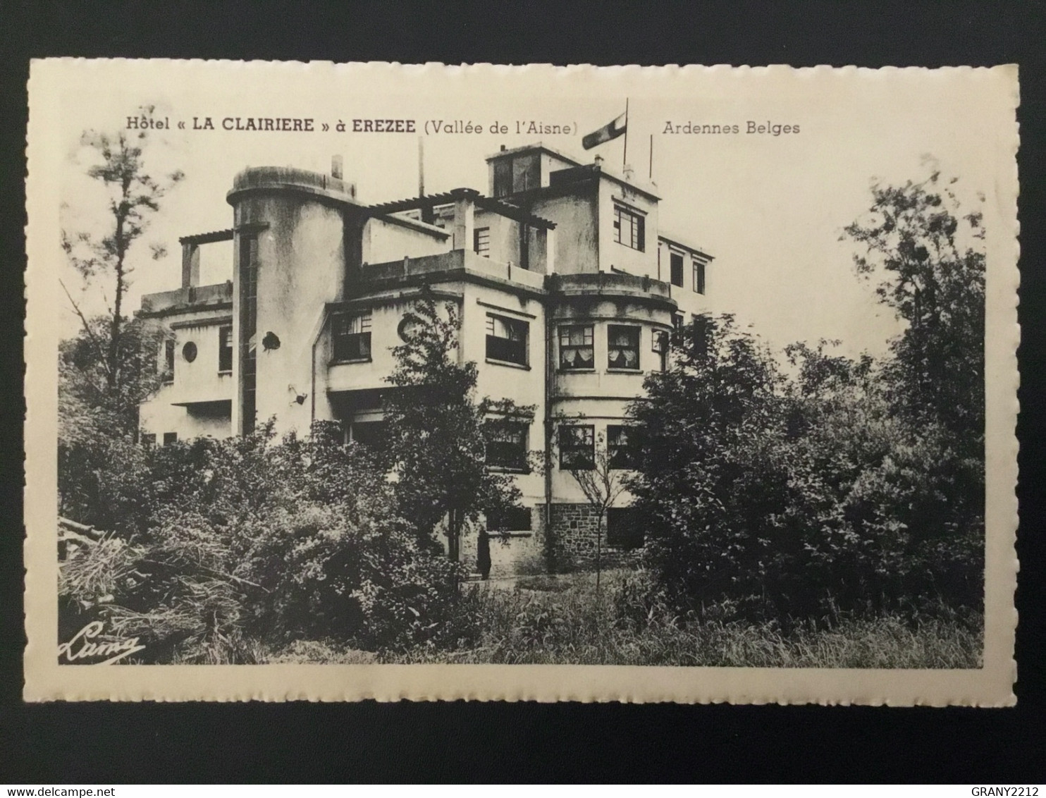 EREZÉE ARDENNES BELGES «  HÔTEL LA CLAIRIÈRE »1954 PANORAMA. - Erezee