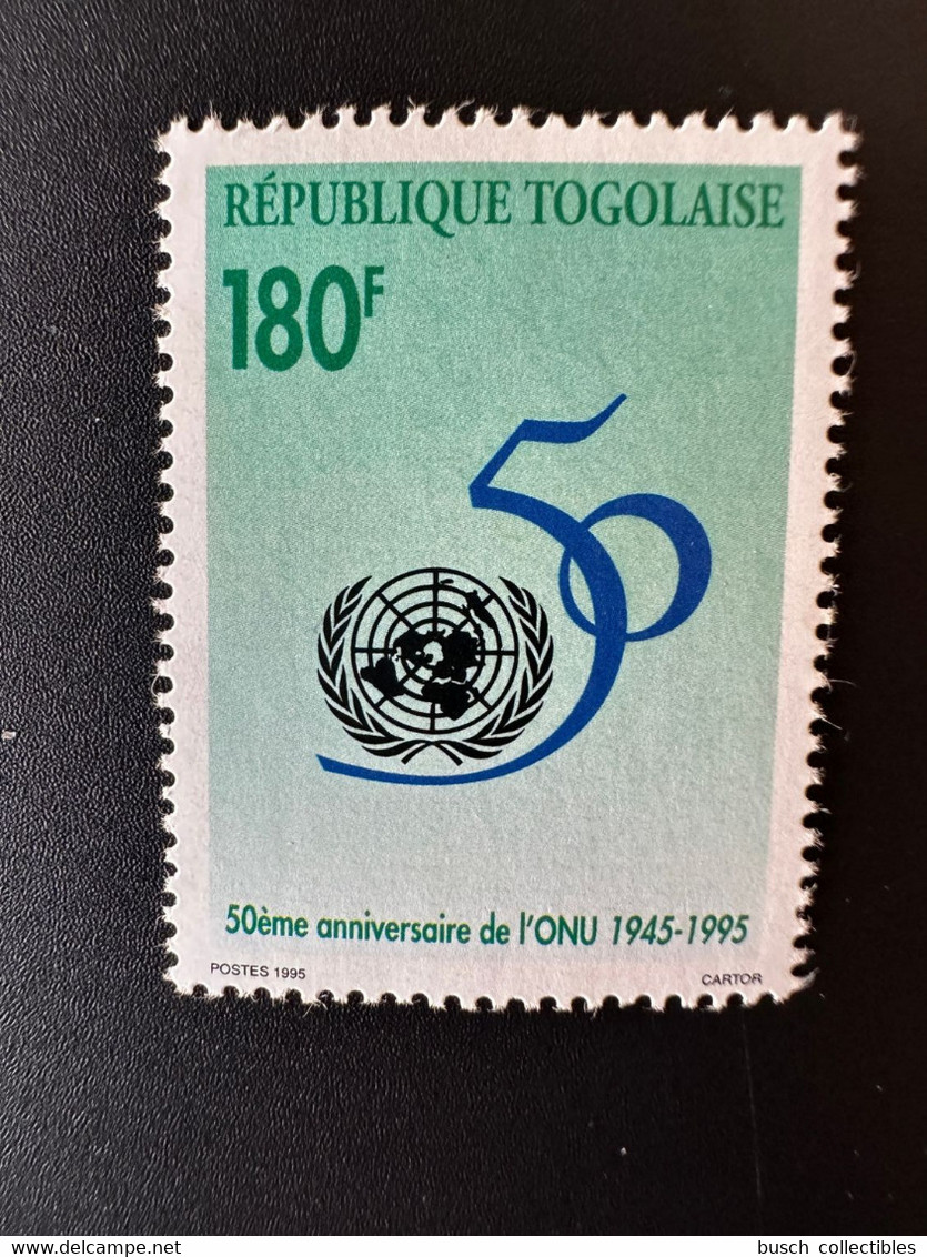 Togo 1995 Mi. 2272 50ème Anniversaire De L'ONU UNO UN United Nations 50 Ans Jahre Years - ONU
