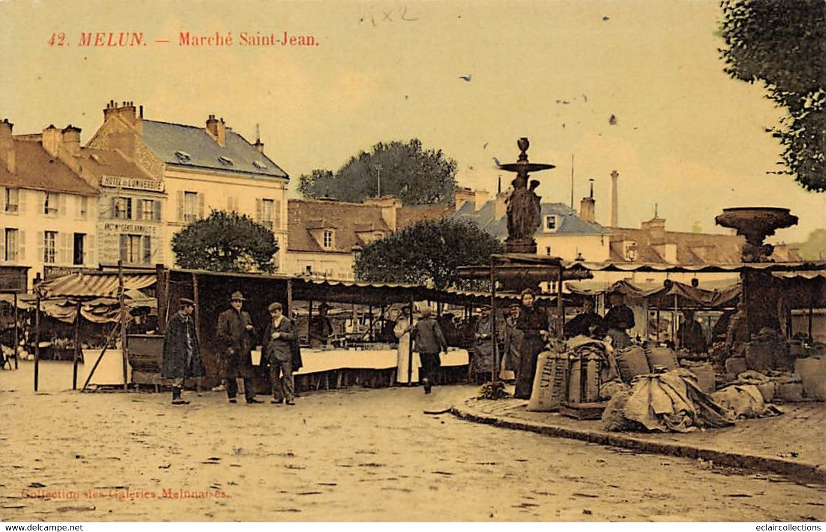 Melun           77          Marché St Jean    N° 42            (voir Scan) - Melun