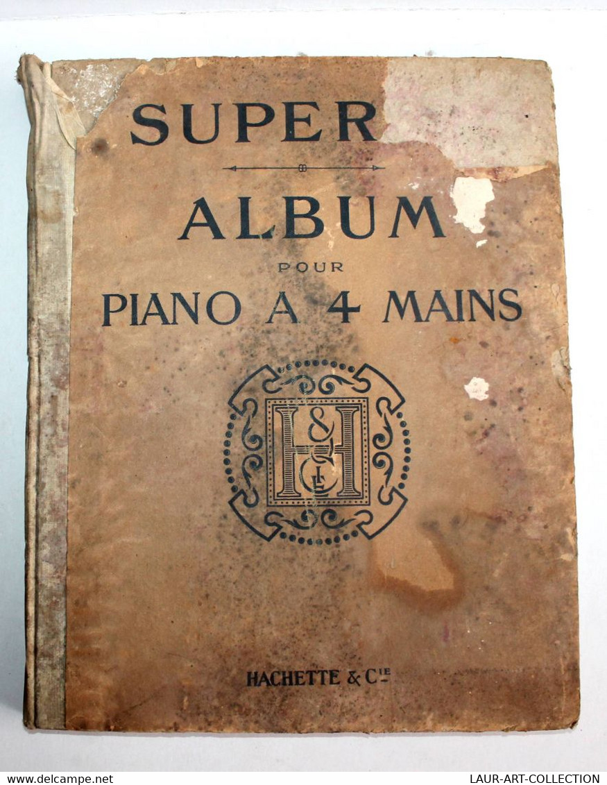 RARE GRAND! SUPERBE ALBUM POUR PIANO A 4 MAINS 20 MORCEAUX DES MEILLEURS AUTEURS / ANCIEN LIVRE DE COLLECTION (2301.425) - Instruments à Clavier