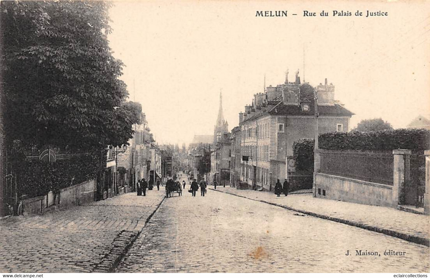 Melun           77          Rue Du Palais De Justice       (voir Scan) - Melun