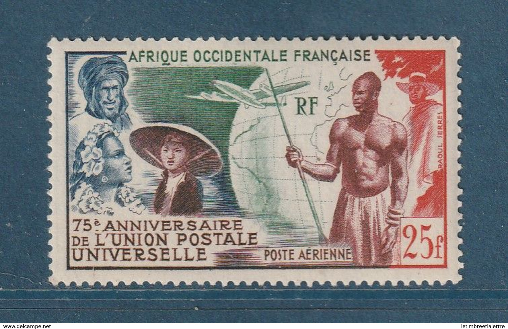 AOF - Poste Aérienne - YT N° 15 ** - Neuf Sans Charnière - 1949 - Nuovi