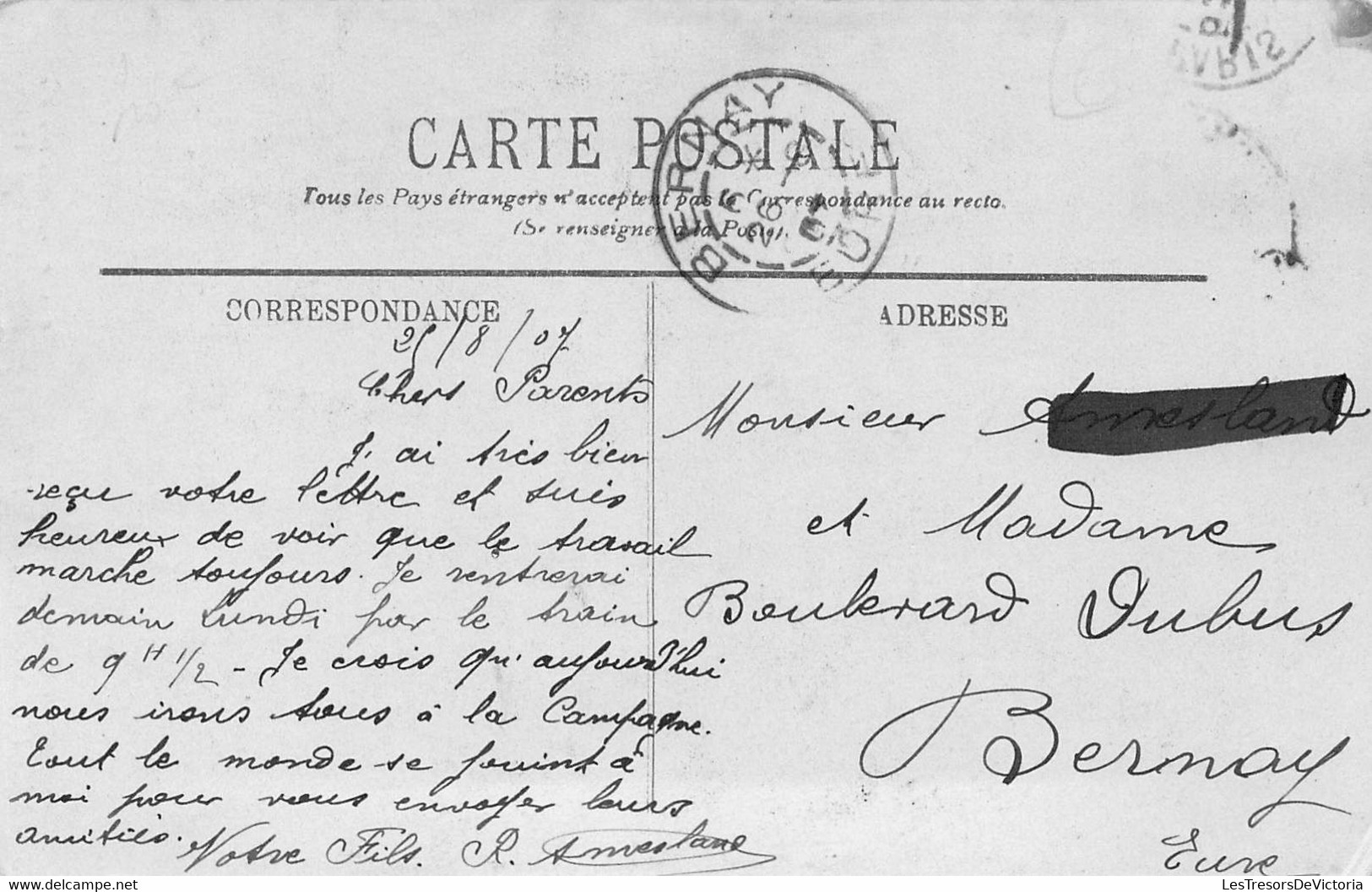 Nouvelle Calédonie - Exposition Coloniale 1907 - Hutte Et Canaques De Loyalty - L.L. - Carte Postale Ancienne - New Caledonia
