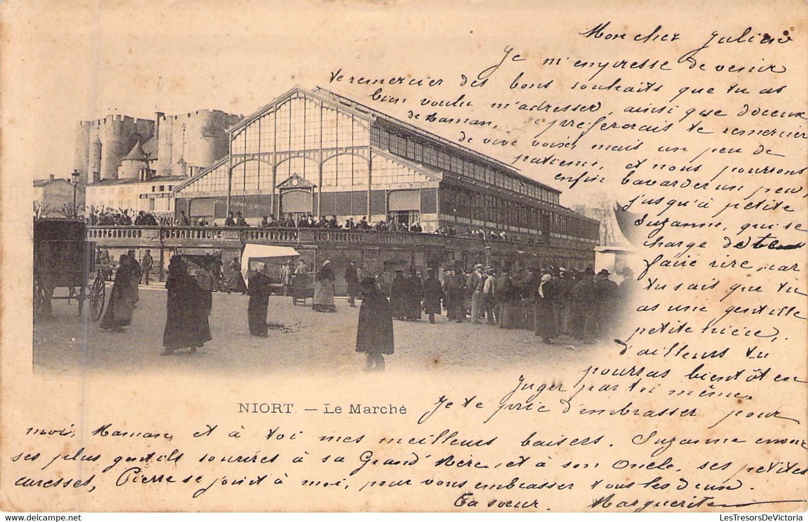 MARCHES - FRANCE - 79 - Niort - Le Marché - Carte Postale Ancienne - Markets