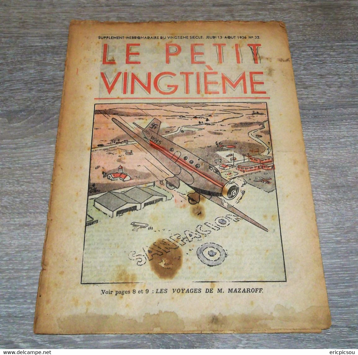 Le Petit Vingtième N32 ( Aout 1936 ) - Hergé