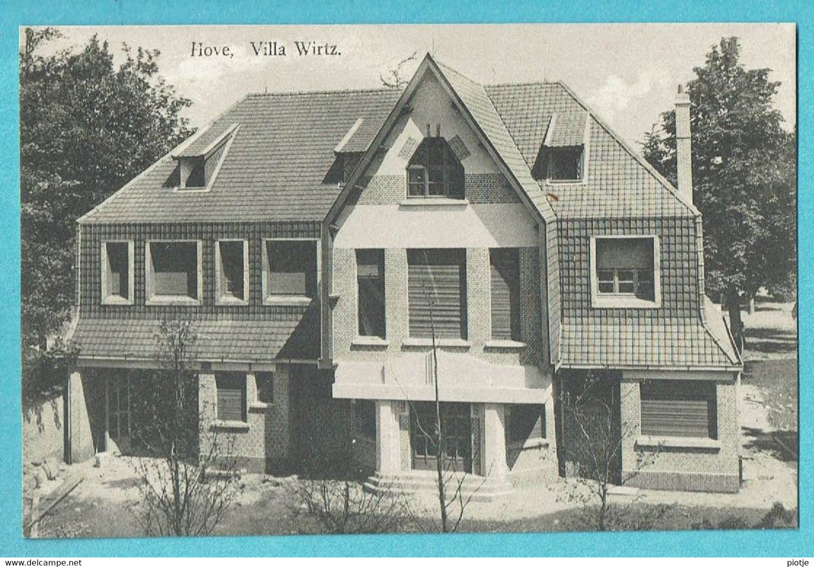 * Hove (Antwerpen - Anvers) * (Uitg Aug. Van Der Perre Solie) Villa Wirtz, Unique, Old, Rare, TOP, Zeldzaam - Hove