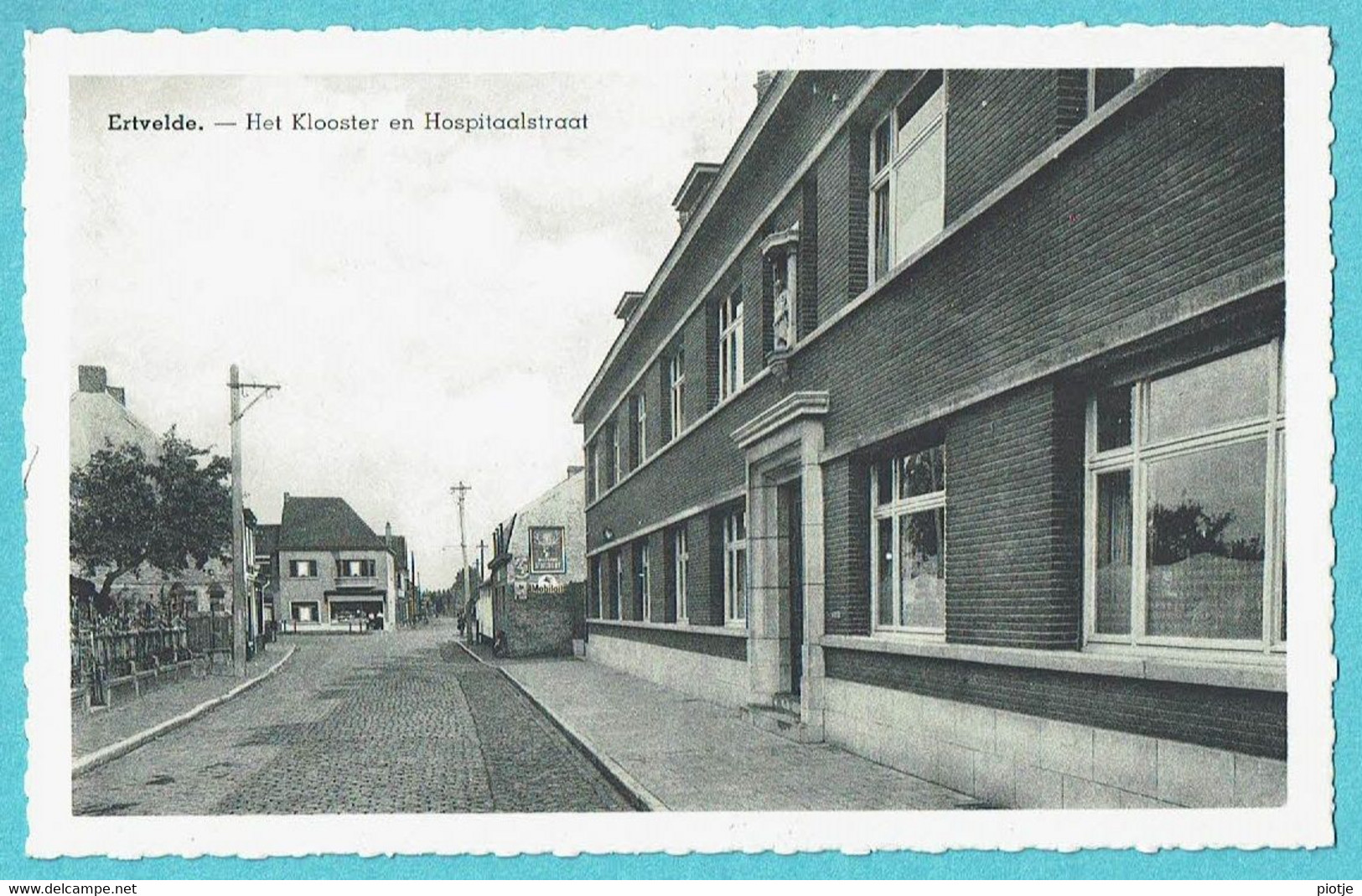 * Ertvelde (Evergem - Oost Vlaanderen) * (Uitgave C. Vergauwe) Het Klooster En Hospitaalstraat, Cloitre, Old, Rare - Evergem