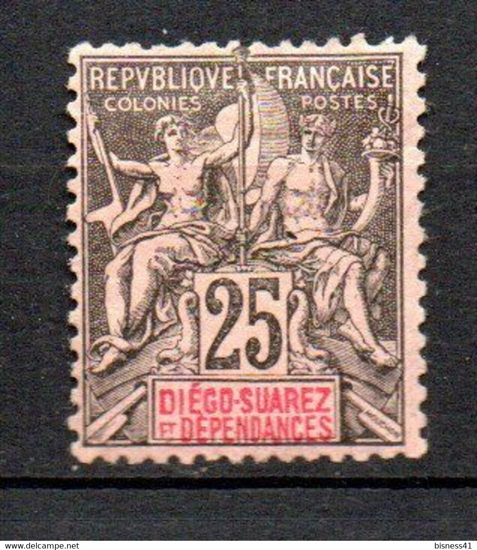 Col33 Colonie Diégo Suarez N° 32 Neuf X MH Cote : 25,00€ - Unused Stamps