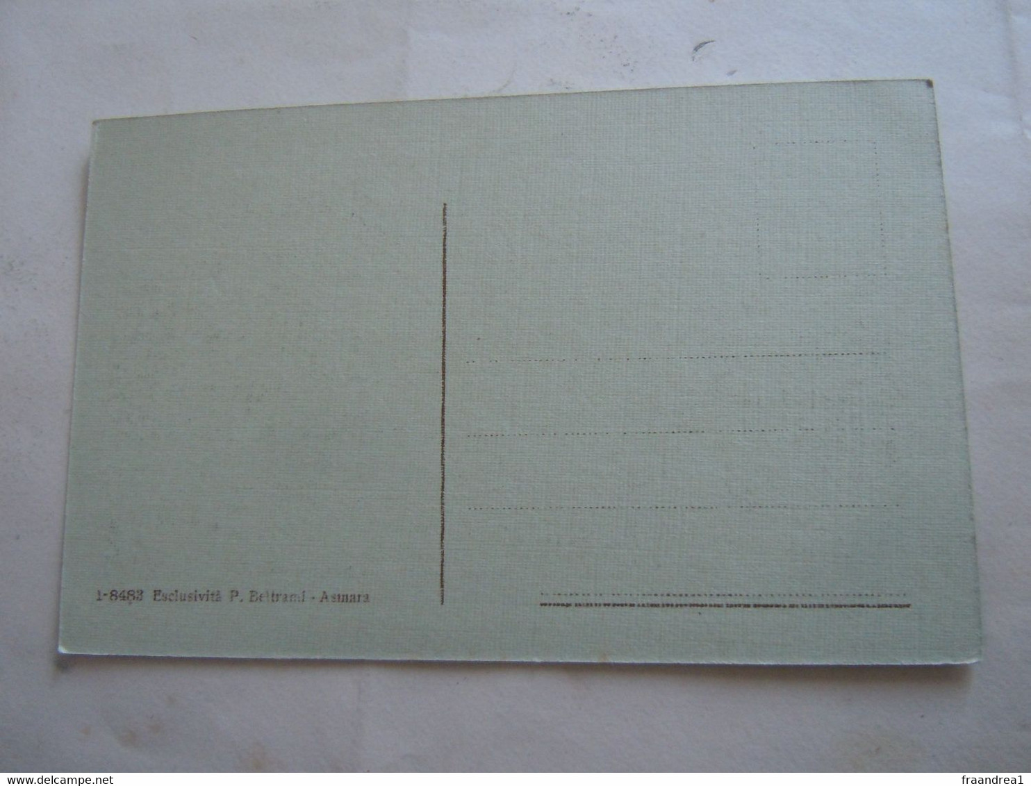 C.P.A. \P.C \KP. ERITREA  ኤርትራ - EX COLONIA ITALIANA - ASMARA - PALAZZO DELLE SALINE PIAZZA ROMA - Eritrea