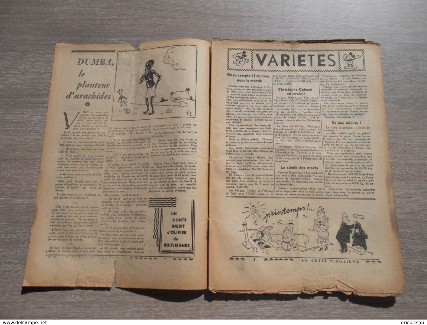 Le Petit Vingtième N14 ( 6 Avril 1939 ) - Hergé