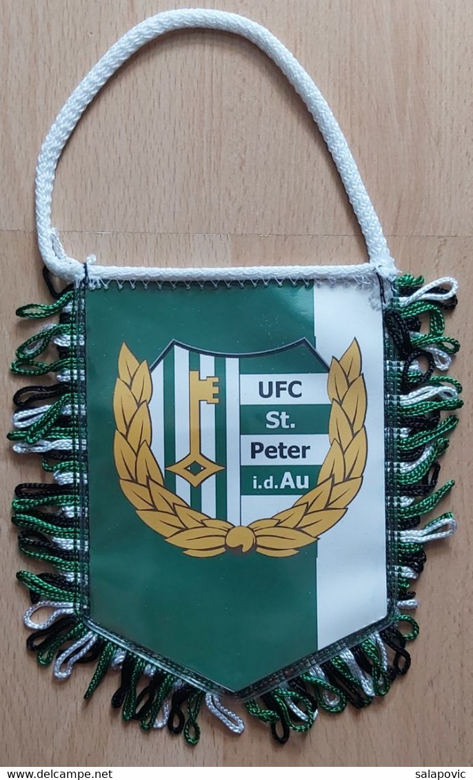 UFC Sankt Peter In Der Au Austria Football Soccer Club Fussball Calcio Futbol Futebol  PENNANT, SPORTS FLAG ZS 5/3 - Kleding, Souvenirs & Andere