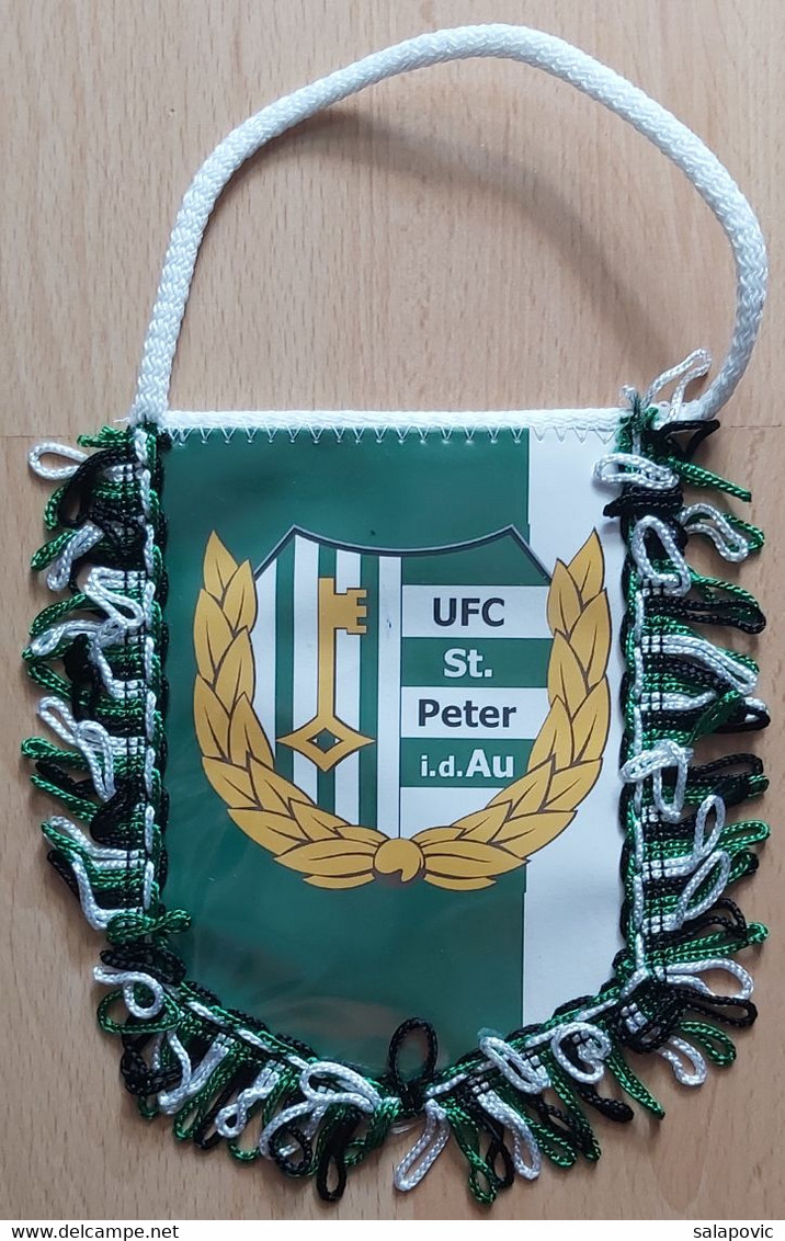 UFC Sankt Peter In Der Au Austria Football Soccer Club Fussball Calcio Futbol Futebol  PENNANT, SPORTS FLAG ZS 5/3 - Habillement, Souvenirs & Autres