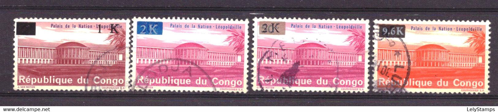 Congo Kinshasa 309 T/m 312 Used (1968) - Oblitérés